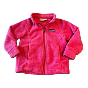 Columbia Toddler Hot Pink Fleece Zip Up Jacket